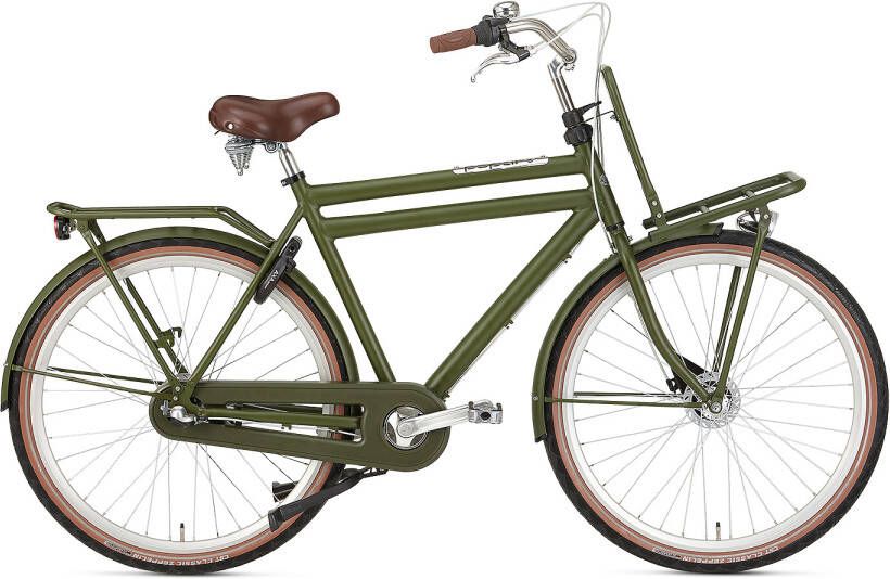 Popal Transportfiets Daily Dutch Prestige N7 RB ND M heren 50 cm... Leger groen