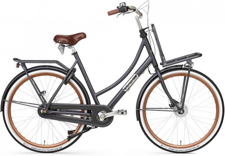 Popal Transportfiets Daily Dutch Prestige Rollerbrake N7 Mat Blauw... Blauw