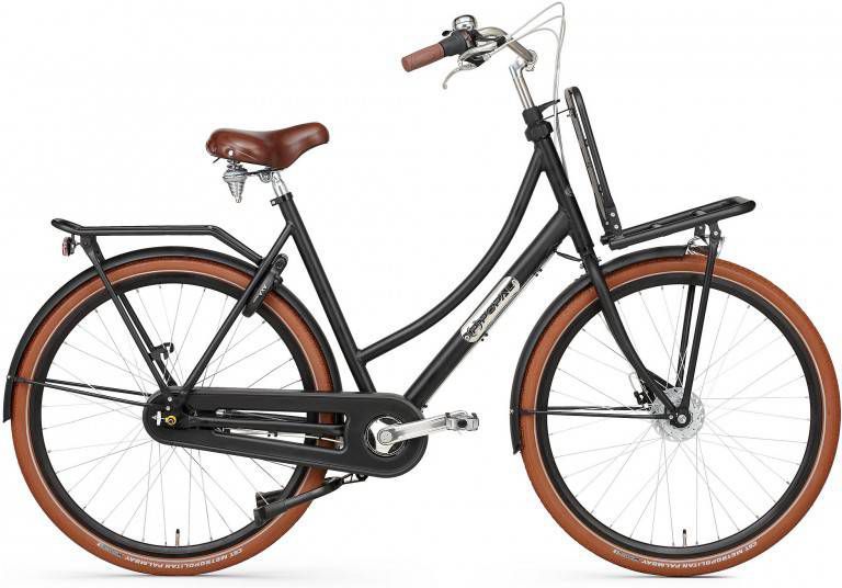 Popal Transportfiets daily dutch prestige Rollerbrake N7 Dames 57... Mat zwart