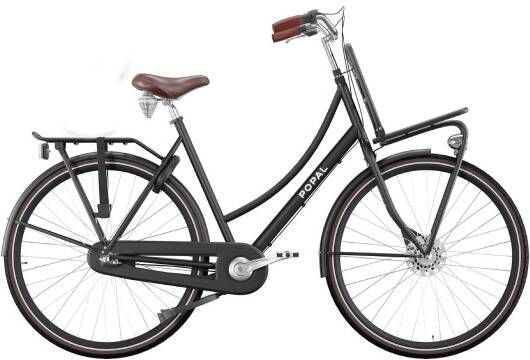 Popal Transsportfiets daily dutch prestige n3 rn 47 cm Mat zwart... Mat zwart