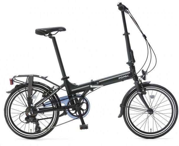 Popal Vouwfiets Reload F207 20 inch Mat zwart Mat zwart