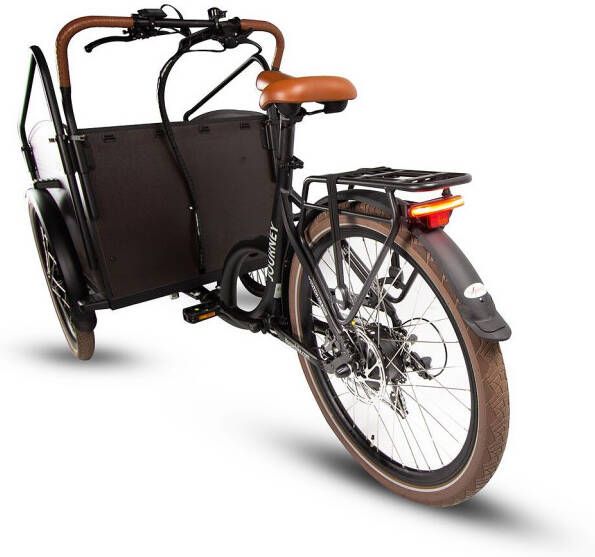 Vogue Elektrische bakfiets Journey Mat bruin 468 Wh Bruin