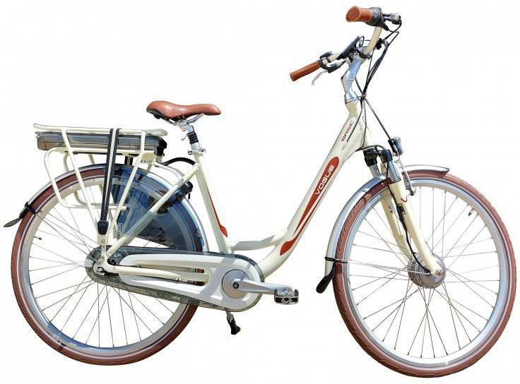 Vogue Elektrische Stadsfiets Basic 28 Inch 49 Cm Dames 7v Rollerbrake Crème