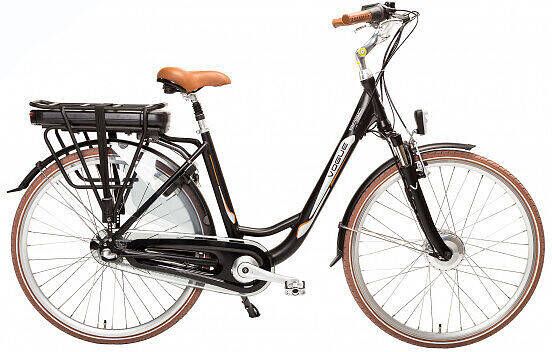 Vogue Elektrische fiets Basic N7 Dames 47 cm N7 Mat zwart 468 Wh Mat zwart