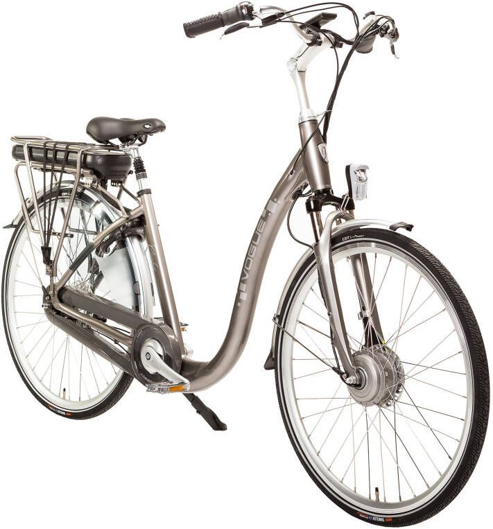 Vogue Elektrische Stadsfiets Comfort 28 Inch 46 Cm Dames 7v Rollerbrake Matgrijs