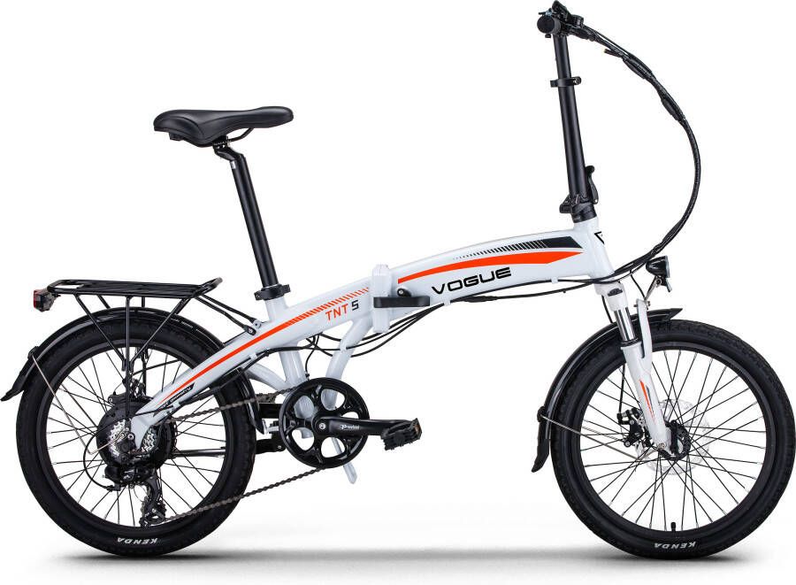 Vogue Elektrische vouwfiets Phantom 6sp Wit 317 Wh Wit