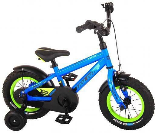 Volare Rocky Jongensfiets 12 Inch 21, 5 Cm Jongens Terugtraprem Blauw/groen