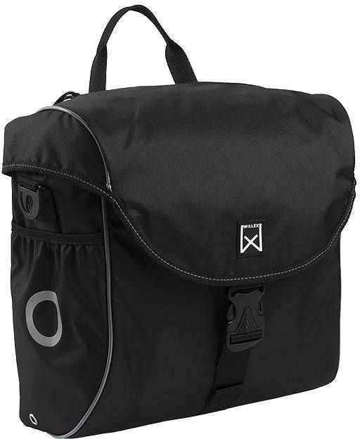 Aretha Willex Fietstas 19 L Zwart En Zilver 16001