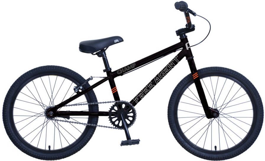Free Agent Champ 17 Inch Black bmx fiets