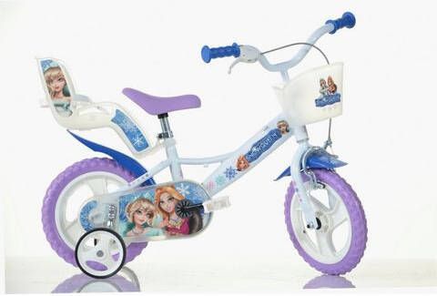 Dino Kinderfiets Snow Queen sneeuwkoningin 12 inch