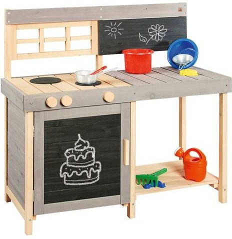 Pinolino ® Speelkeukentje Modderkeuken Fritz Bxdxh 134x43x90 cm