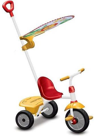 smarTrike ® Driewieler Fisher Price Baby Trike Glee Plus rood geel met vrijloopkoppeling