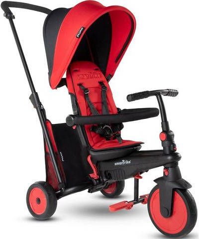 smarTrike ® Driewieler FoldingTrike STR3, rood met verstelbaar zonnedak