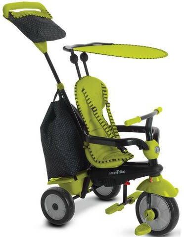 smarTrike ® Glow Touch Steering® 4-in-1 Driewieler, groen