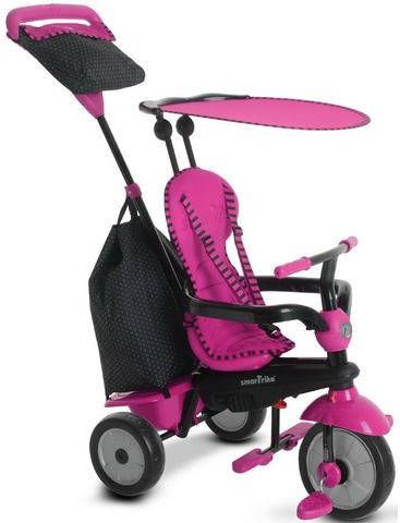smarTrike ® Glow Touch Steering® 4-in-1 Driewieler, roze