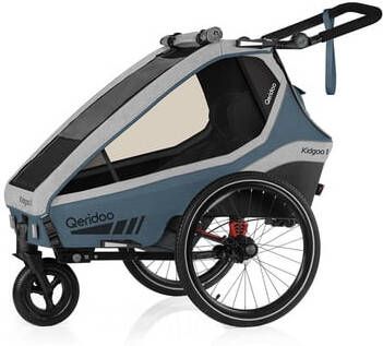 Qeridoo ®, Kidgoo1 Navy Blauw kinderfietskar