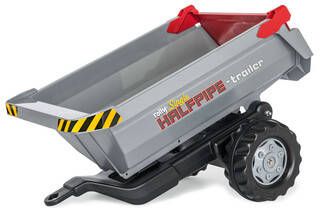 Rolly Toys Kindervoertuig aanhanger Halfpipe Single voor traptractoren
