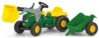 Rolly Toys Traptractor Rollykid John Deere Junior Groen
