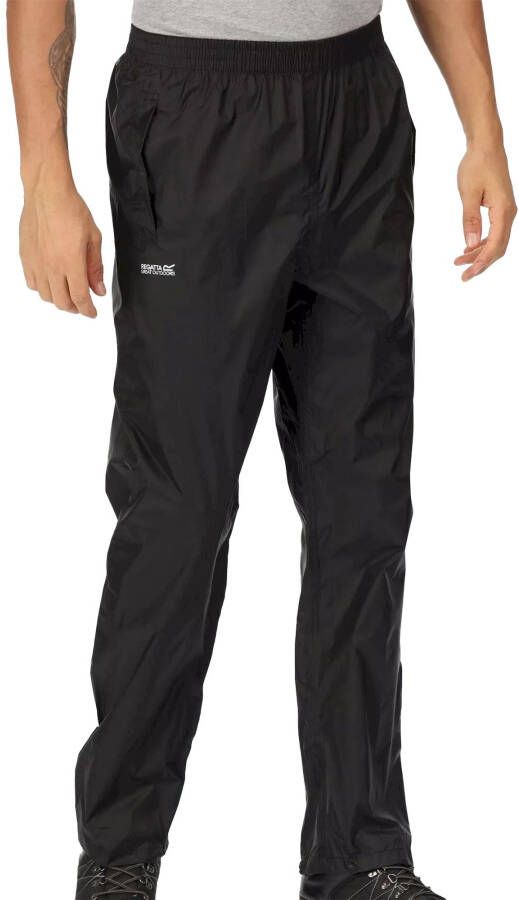Fietsaccessoires Regatta Regenbroek Pack it Heren Polyamide Zwart Mt