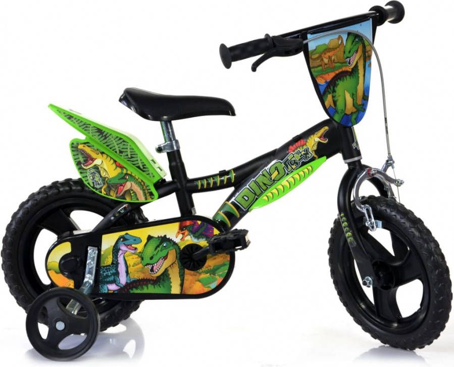 Dino Bikes Kinderfiets Dinosaur 12" groen