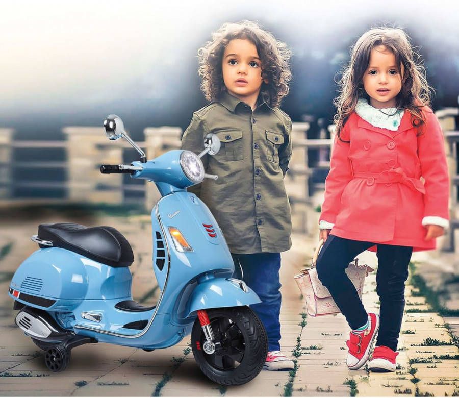 Jamara Speelgoedscooter Vespa GTS 125 12 V blauw