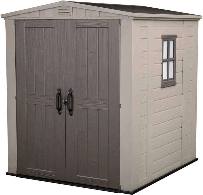 Keter Factor 6x6 Tuinhuis 178x195.5x208 Cm Bruin Taupe