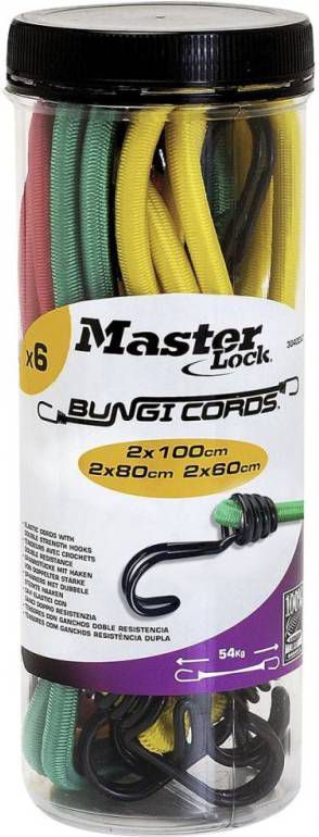Master Lock 3040EURDAT Pot Van 6 Stuks(2*60+ 2*80 + 2*100) Omgekeerde Haak, Dubbele Draad