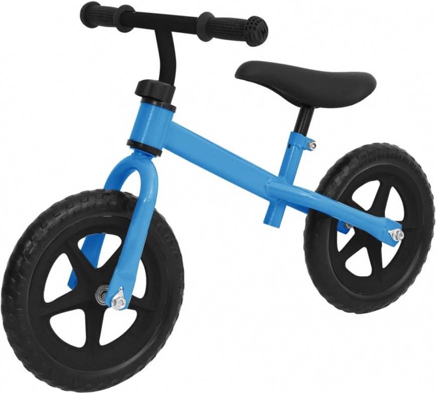 VIDAXL Loopfiets met 10 inch wielen blauw