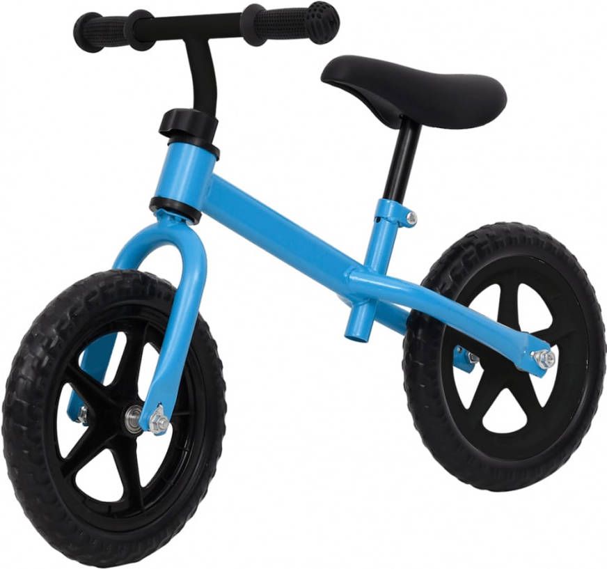 VIDAXL Loopfiets met 12 inch wielen blauw