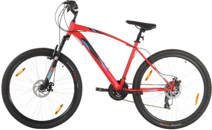 VIDAXL Mountainbike 21 versnellingen 29 inch wielen 48 cm frame rood