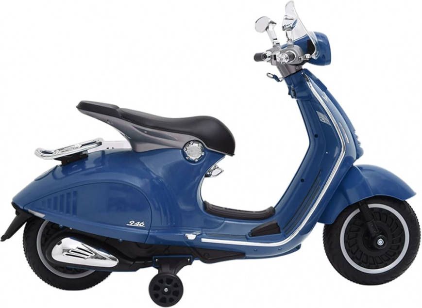 VIDAXL Speelgoedmotor elektrisch Vespa GTS300 blauw