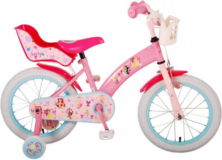 Disney Meisjesfiets Princess 16 Inch 25, 4 Cm Meisjes Terugtraprem Roze online kopen
