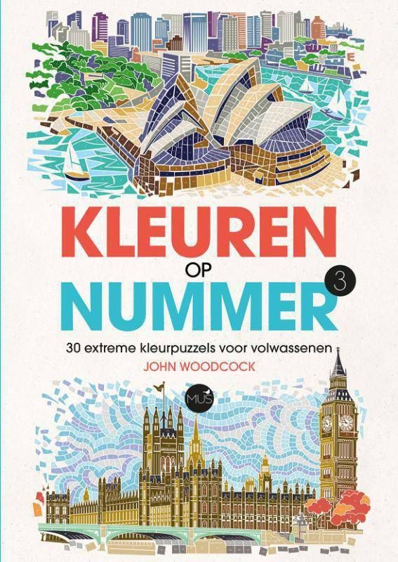 Massamarkt Kleuren op nummer 3 voor volwassenen